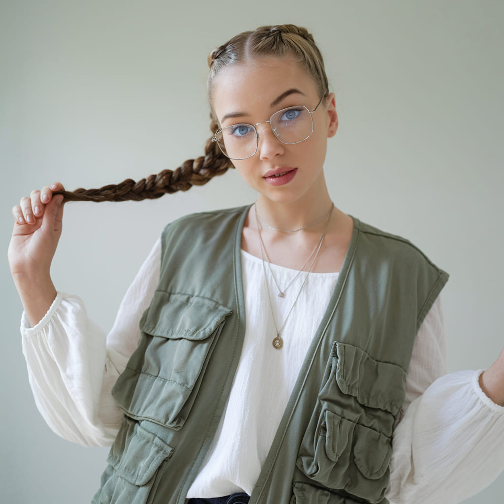 French Braid Ponytail