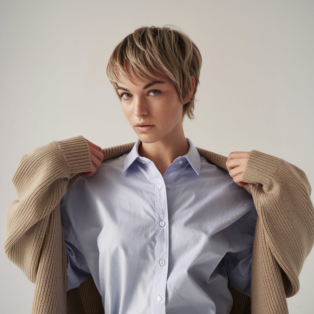 Layered Pixie Cut