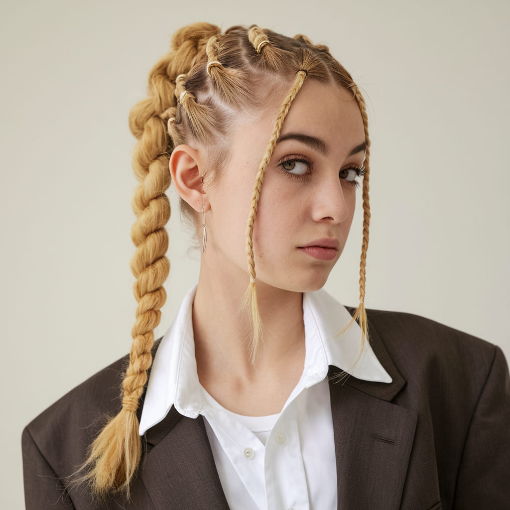 Rope Braid Ponytail