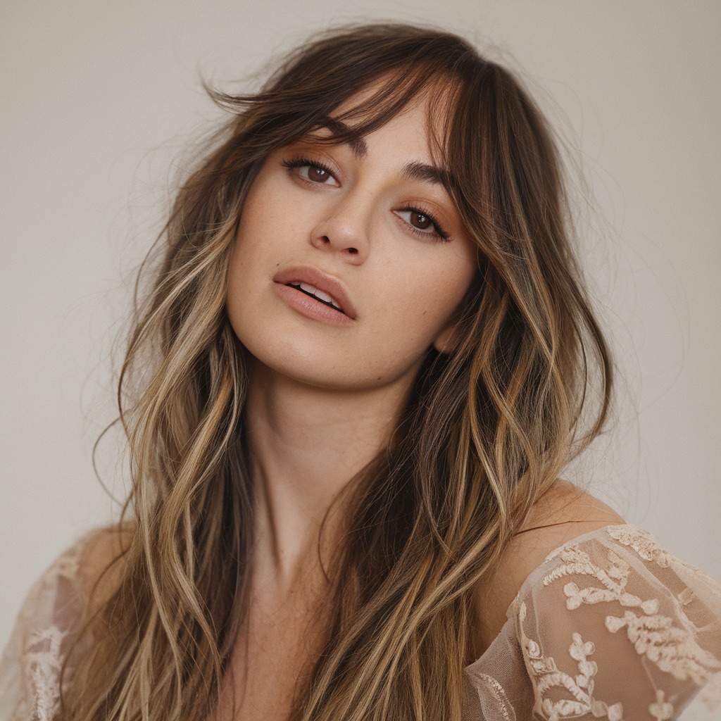 Loose Waves with Micro Bangs