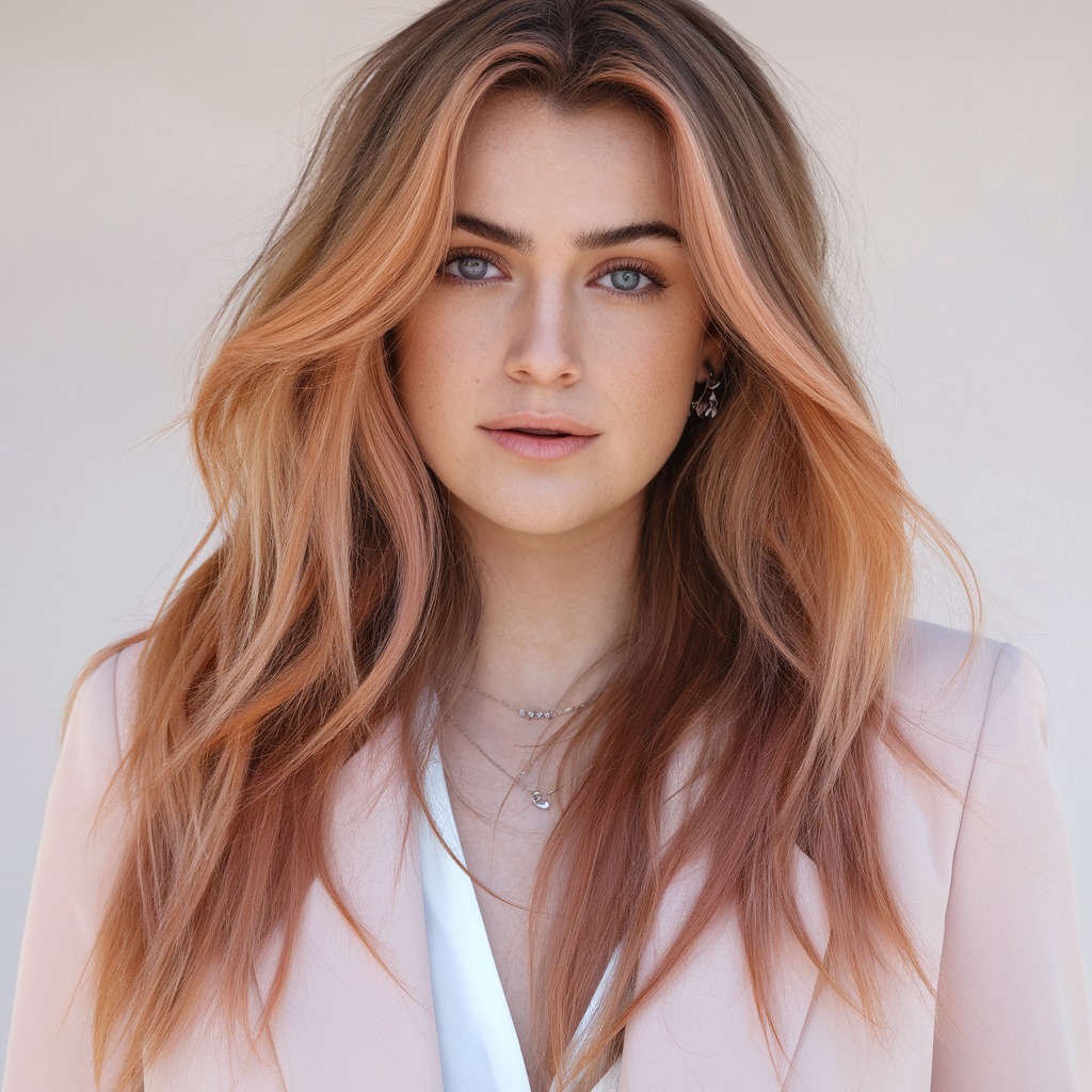 Beachy Waves with Subtle Copper Highlights