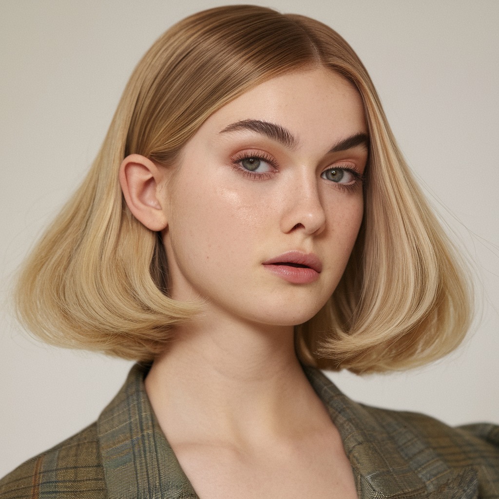 Blunt Bob for a Bold Statement