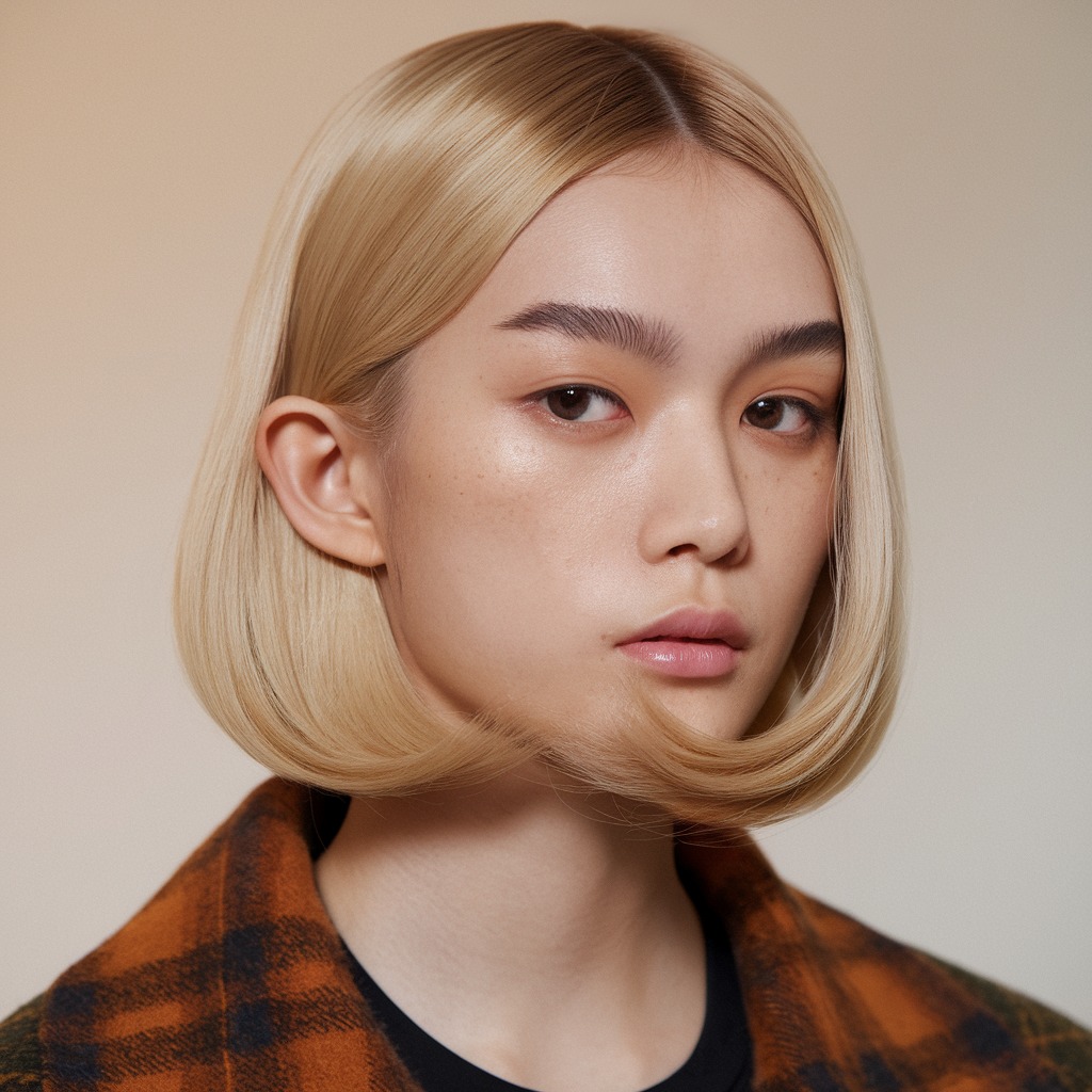 Sleek Asymmetrical Bob