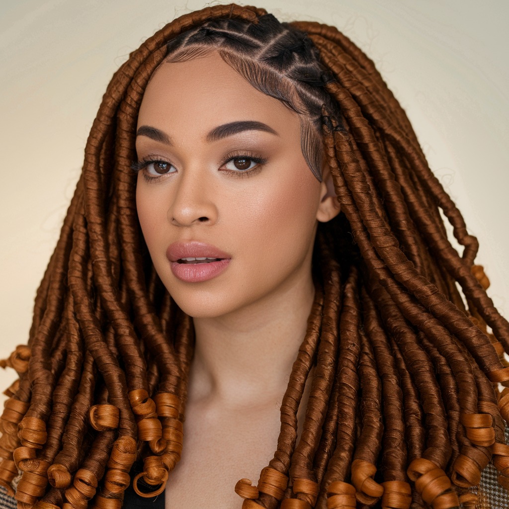 Spiral Starter Locs for Soft Curls